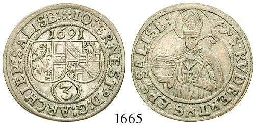Probszt 2090. vz 50,- 1660 Groschen (3 Kreuzer) 1680. Groschen. Probszt 1686.