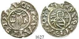 , 1109-1125 Denar 1109-1118, Prag. 0,81 g.