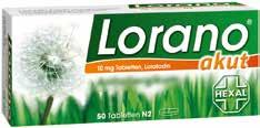 45% 36% Lorano akut 50 Tabletten statt 18,10 1) 9,95 Bepanthen Augen- und Nasensalbe 2 x 5 g statt 6,97 1) 4,45 100 g = 44,50 Thomapyrin classic 20 Tabletten