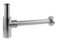 04.1001.0 Scarico Clic/Clac in acciaio inossidabile da 1 1/4 con tappo rotondo a pressione. Pop-up drain 1 1/4 in stainless steel, Clic/ Clac round plug type.