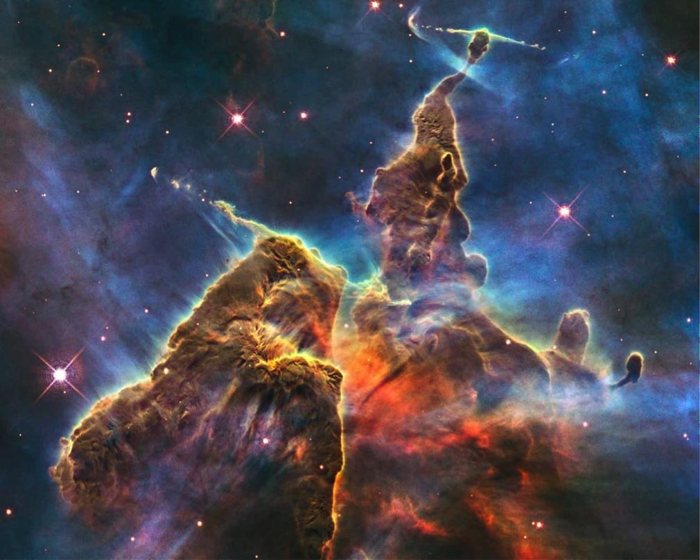 Ein Bild, das zur Feier des 20. Jahrestag des Starts von Hubble veröffentlicht wurde.