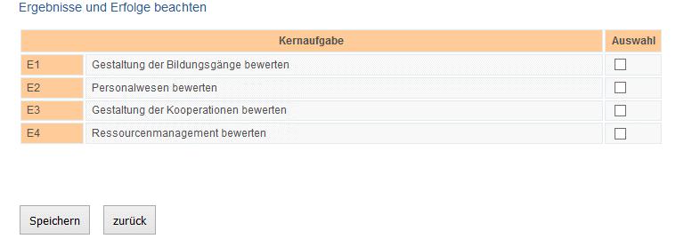 Tipp: Es erfolgt keine automatische Zwischenspeicherung der Eintragungen durch das System.