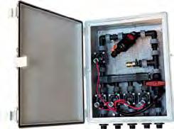 Zentraler Filter: Schützt Ventile und Anlagenkomponenten Hauptabsperrarmatur: Mit einem Dreh die Anlage außer Betrieb nehmen.