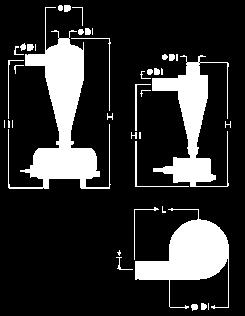 TABELLE DRUCKVERLUST P (mws) Q (m 3 /h) Die Durchflussmengen beziehen sich auf sauberes Wasser (TSS<50 mg/l) und einen Filtrationsgrad von 120 Mesh. MAXIMALE DURCHFLUSSRATEN UND DRÜCKE Min. Max.
