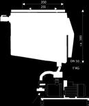 Rückverkeimung in das Trinkwassernetz, Anschlussicher W540, 5 bar, manuelles Ein- und Ausschalten der Einspeisung durch einen Kugelhahn am Einlaufventil.
