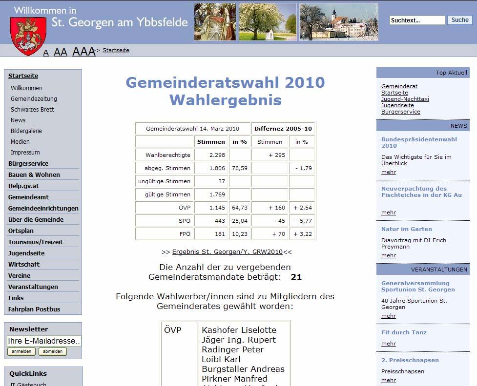 AMTSBLATT der Marktgemeinde Zugestellt durch Post.at St.