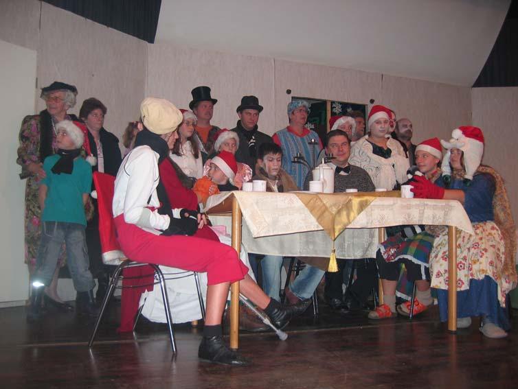 Adventsfeier bei der STRA-BA-KA. Wie jedes Jahr fand die Advents- und Weihnachtfeier im Casino der VBK statt.