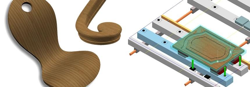 Software EasyWOOD - Die CAD/CAM Software für die Holzbearbeitung mit 3, 4, 5 Achsen EasyWOOD ist die CAD/CAM Software Lösung für die Holzbearbeitung und die Bearbeitung von ähnlichen Materialen mit