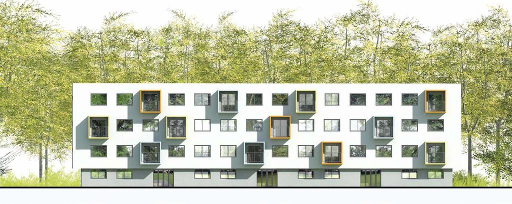 Balkone / Loggien aus UHPC Entwurf: AKP Architekten Kauschke + Partner; Berlin; Ansicht Süd Balkone aus UHPC Schlanke, leichte