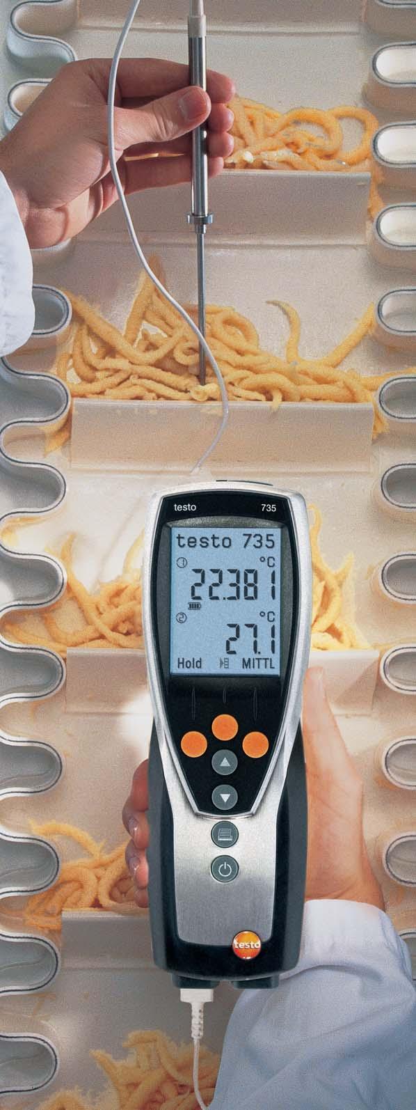 6 Hochpräzises Alarm- und Speicherthermometer mit Messortverwaltung Kontroll-Messungen an Lebensmitteln!