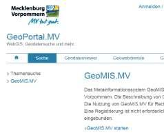 2. GeoPortal.MV, GAIA & Co. GeoMIS.MV: neue Funktionen Metadateninformationssystem der GDI-MV Software: smart.