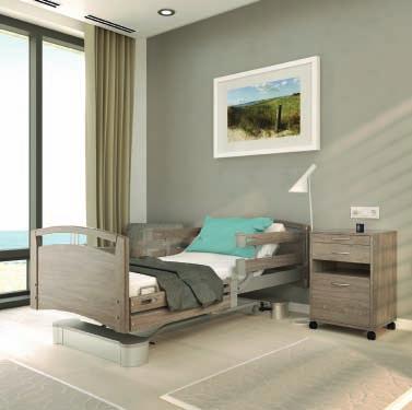 Belvita Allova Belvita Allova ist als Full-Range Pflegebett mit einer Höhenverstellung von 25 80 cm konzipiert.