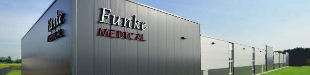 Firmenportrait Funke Medical AG seit 1988 Unser mittelständisches Unternehmen produziert mit mehr als 100 Mitarbeitern auf insgesamt 17.