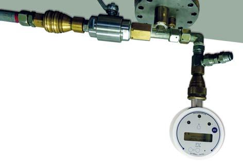 DK680 Datenlogger zur direkten Messung von Wasser- und Gasdruck, Temperatur optional Mit Hilfe des Diebstahlschutzes können Geräte mit Schnellverschluss geschützt werden.