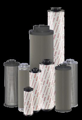 Filtrationsleistung Keine Betriebsunterbrechung beim Filterelementwechsel Einfache Handhabung Robuste Filtermaterialien eignen sich ideal für den Langzeitbetrieb Wahlweise regenerierbare oder