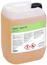 Wasserkontrolle GENO-clean M, 12 kg Chemikalien zur Kalk- und Rostentfernung Zur Entfernung von fest haftenden Kalk- und Rostablagerungen, insbesondere in Apparaten und Bauteilen von