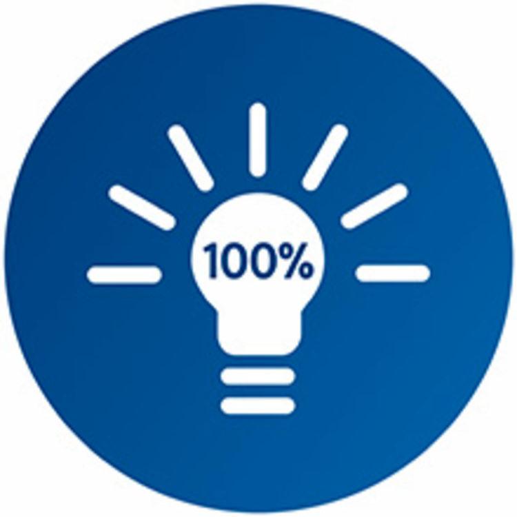 Der CRI von Philips LED-Lampen liegt stets über 80, was eine natürliche Farbdarstellung garantiert.