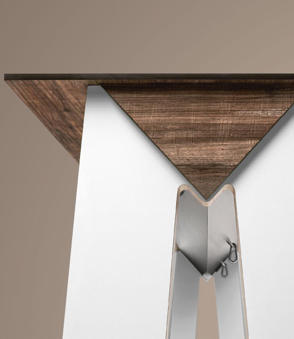 LINK TABLE LINK (Höhe: 115 cm) und LOW LINK (Höhe: 76 cm) sind Tische, die aus einer großen, sowie strapazierfähigen