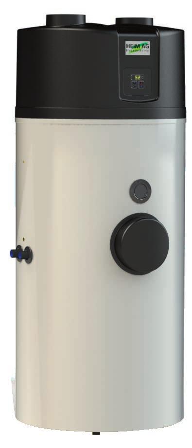 HEIM Wärmepumpenboiler und Pufferspeicher Eine durchdachte Kombination für die Warmwasseraufbereitung: der HEIM-Wärmepumpenboiler Durch die Kombination der Pelletsanlage mit einem Wärmepumpenboiler