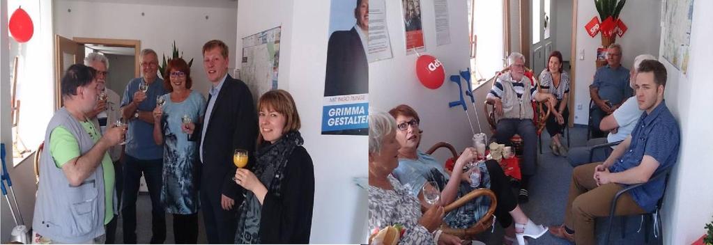 Aus dem Wahlkreis Eröffnung BürgerInnenbüro in Grimma Am 2. eröffnete Petra Köpping ihr neues Abgeordnetenbüro in Grimma.