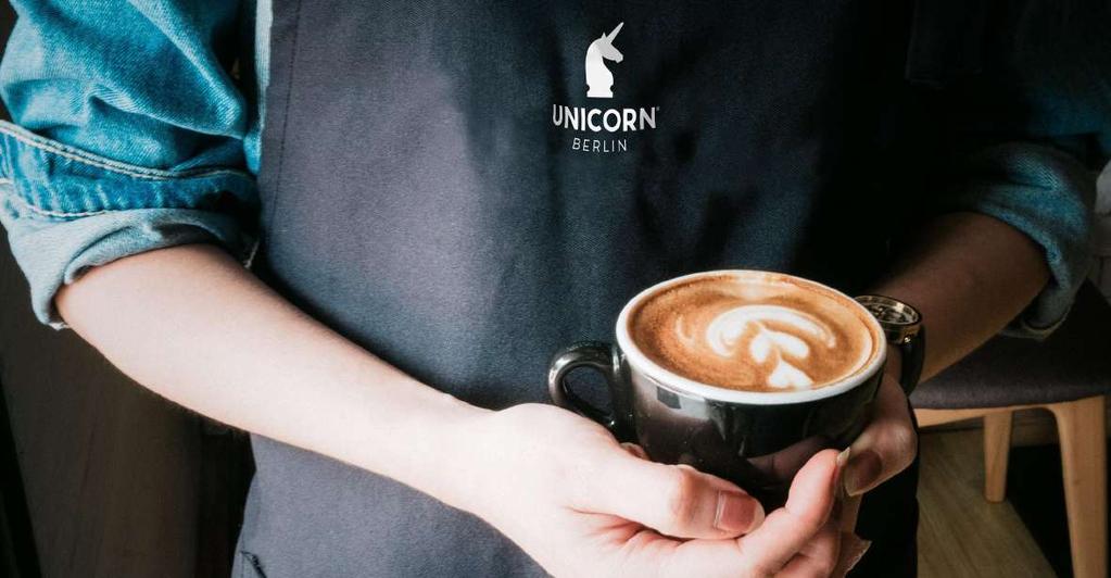 Community Barista Auch im Unicorn.Berlin AEG erwartet Sie wie in allen Spaces der Rundumservice samt eigenem Barista.