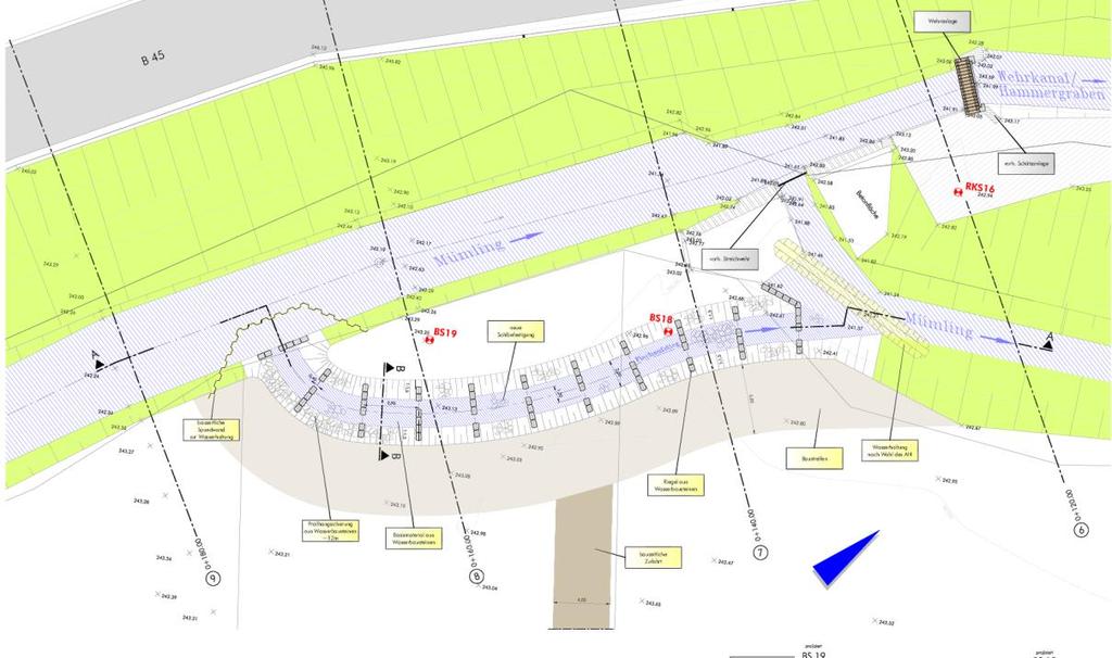 Retentionsraum Schönnen Fischaufstiegsanlage Ein Entwurf zur