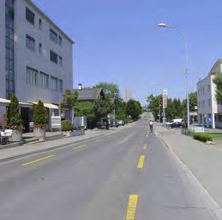 Oberkirch Luzernerstrasse Ok 04 Ungenügende und lückenhafte Veloinfrastruktur auf Strasse mit erheblicher