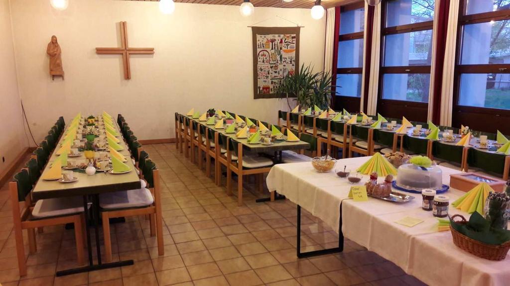 WIR LADEN EIN...zum Osterfrühstück nach Neuendettelsau Auch in diesem Jahr organisiert die Jugend der Pfarrei St. Franziskus wieder das Osterfrühstück für die Gemeinde.