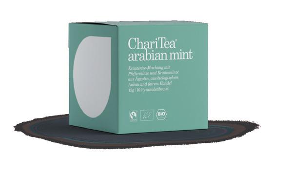 Eine Kollektion ausgewählter Bio-Tees Die Kollektion ChariTea umfasst 18