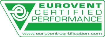 eu - BE 0412 1 6 - RPR Oostende EEDDE XXX-06/16  nimmt am EUROVENT-Zertifizierungsprogramm für Kaltwassersätze (LP), Lüftungsgeräte (AHU), Ventilator-Konvektoren (FC) und Systeme mit variabler