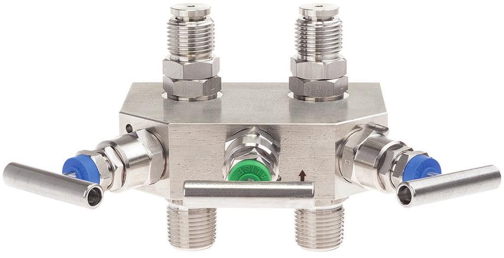Zubehör Ventilblock für Differenzdruckmessgeräte 3-, 5-fach-Ventilblock Typen IV30, IV31, IV50 und IV51 WIKA Datenblatt AC 09.