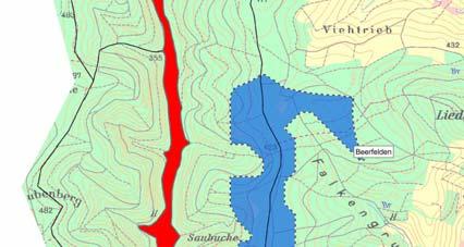 Anlage 9 - Erheblichkeitsabschätzung der Planung in Natura 2000-Gebieten Seite 22 Bezeichnung Finkenbachtal und Hinterbachtal (6419-307) Übersichtslageplan FFH-Gebiet Finkenbachtal und Hinterbachtal