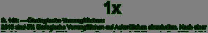 Grüner Bericht 2014 Wie oft kommt das Wort Landschaftselemente vor? 1x S.