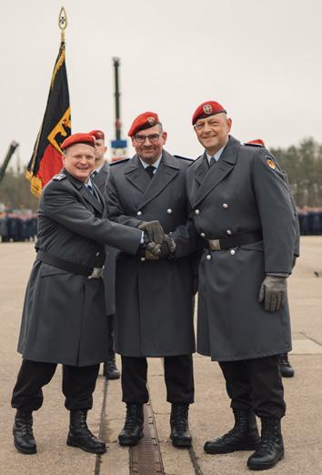 Spezialpionierregiment 164 Wechsel auf der Kommandobrücke des Spezialpionierregimentes 164 Nordfriesland Am 20.
