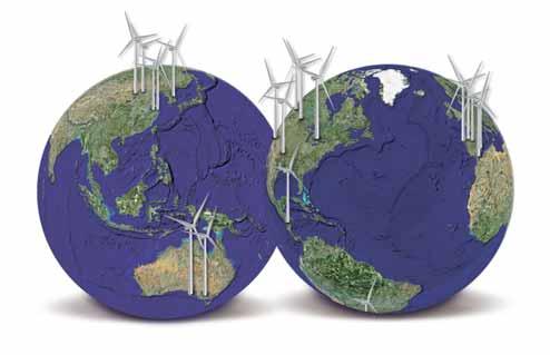 globales Windparkmanagement Merkmale Eine solide Plattform zur Sicherstellung der zukünftigen Flexibilität und Skalierbarkeit der Lösungen. OPC basierte Kunden/Server Architektur.