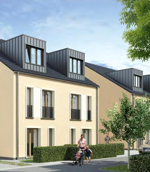 Ausgabe 05 Dezember 2017 ZÜNDORF Zündorfer Gärten: Baubeginn des 2. Bauabschnittes An der Houdainer Straße bauen wir 24 Doppelhaushälften und 3 freistehende Einfamilienhäuser.