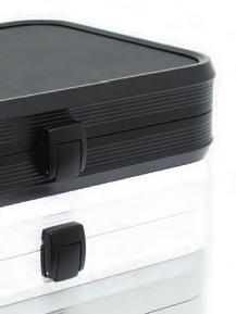 Der größte realisierbare Koffer hat ein Format von 750 x 450 mm.