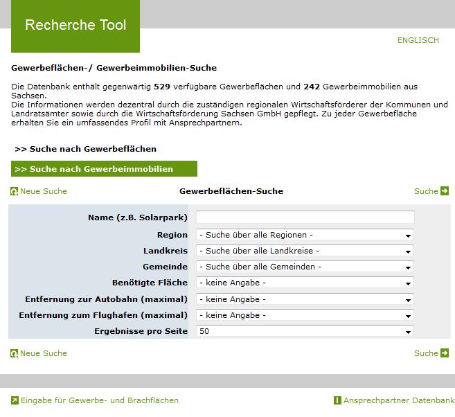 Flächenmanagementsystem Sachsen KWIS: Gewerbeflächendatenbank Flächenmanagementsystem Sachsen aus dem KWIS.net der WFS unter http://kwisnet.saxony.de/kwisweb-sites Über.