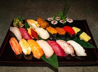 pieces) and tuna fish rolls 寿司盛り合わせ 65 SUSHI SHOGUN Spezial Nigiri Sushi (17