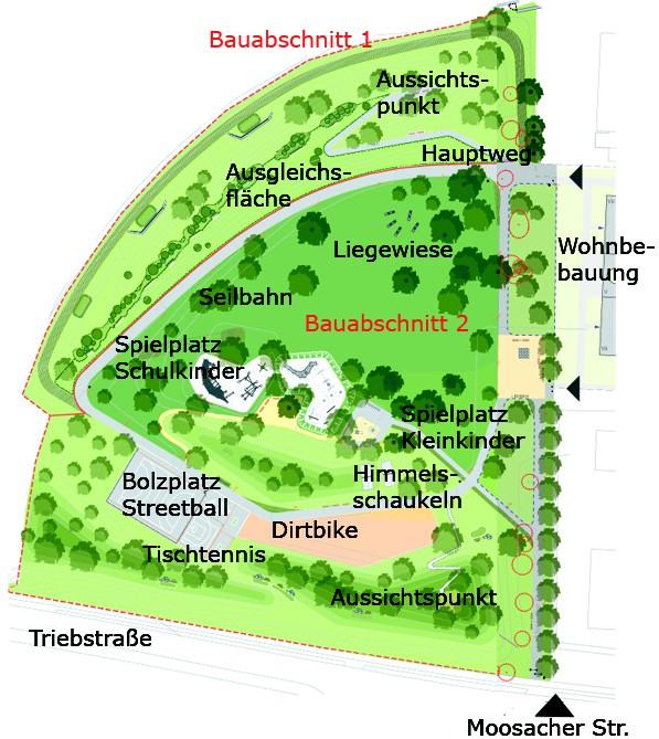 Öffentliche Grünfläche Am Oberwiesenfeld Neubau einer öffentlichen Grünfläche mit Ausgleichsfläche im Geltungsbereich des vorhabenbezogenen Bebauungsplanes