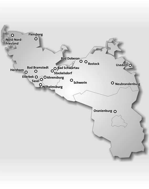 REGIONALLIGA-KARTE 13 Die Spielorte