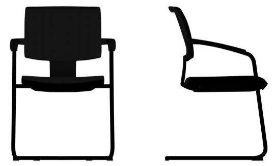 Ergo 4 250 S - Drehstuhl, Netzrücken Synchronmechanik Fußkreuz: schwarz Armlehne: P60PU: Armlehnenträger aus Kunststoff Gasfeder: Standard Rollen: weiche Rollen Stoffgruppe: Evo Sitzfarbe: EV-11: