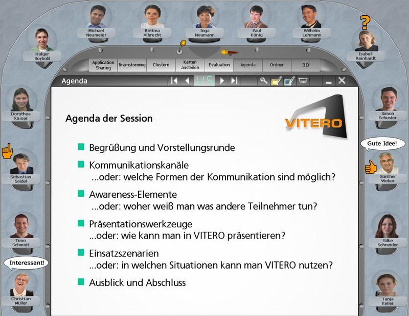 Die Lernplattform "Vitero" des Fraunhofer-Instituts für Arbeitswirtschaft und Organisation (IAO) erlaubt die Einführung und Ausbau von E-Learning