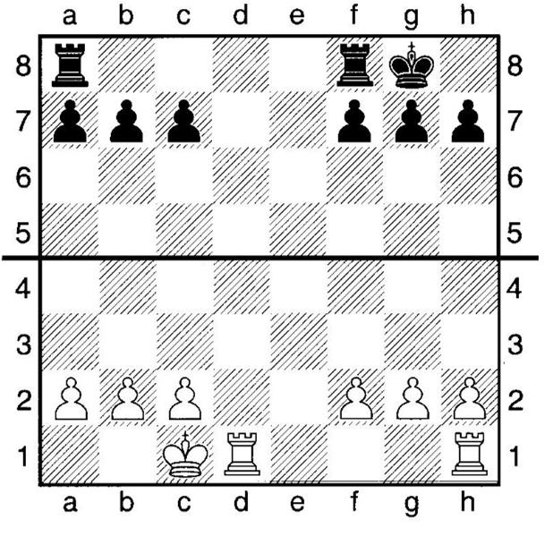 Die Rochade ist momentan verhindert, wenn der König im Schach steht oder das Feld, das er überqueren muss, oder sein Zielfeld von einer gegnerischen Figur angegriffen wird oder zwischen dem König und