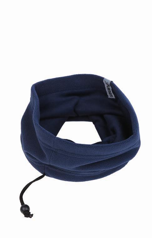 adjustable with drawstring on one side, meaning it can also