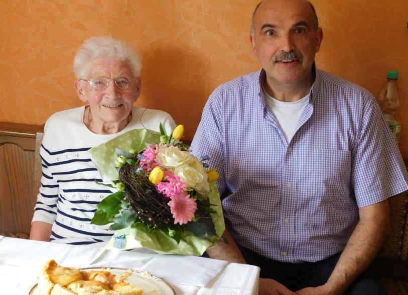 HERZLICHEN GLÜCKWUNSCH Berta Simonis (Millisch Bäatta) hatte am 15.04.2018 Geburtstag und wurde 91 Jahre!