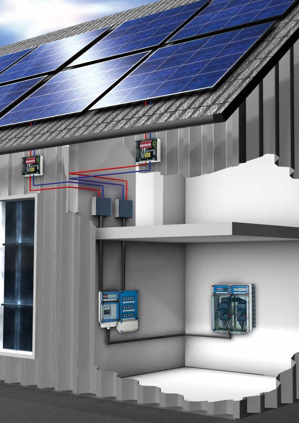 Produktlösungen für Photovoltaik-Anlagen Generatoranschlusskästen und Wechselrichter-Sammler