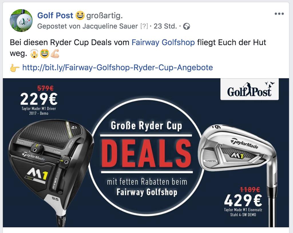 Dieses Angebot ist nur für themenrelevante Golf-Produkte möglich!