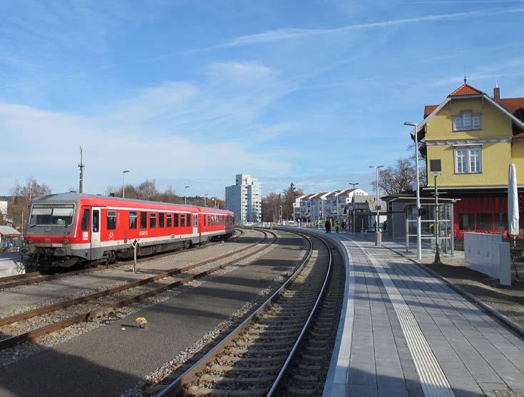 Der Bahnhof Leutkirch ist seit November 2017