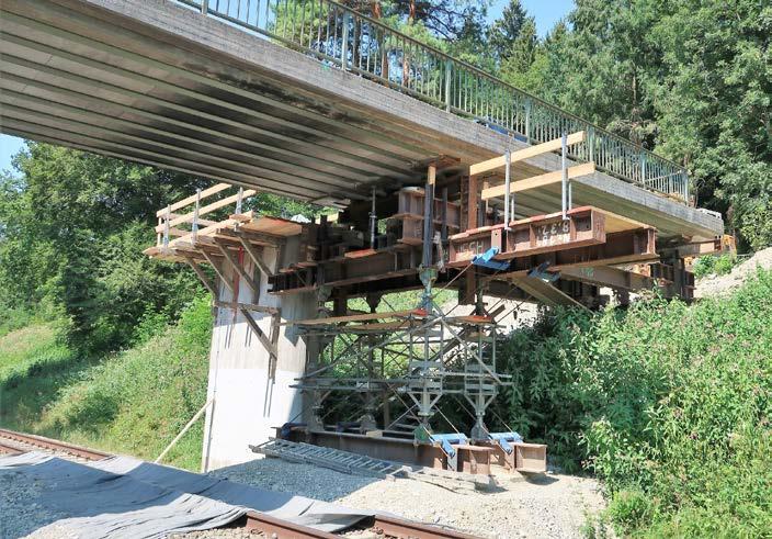Länge Gleiserneuerung zwischen Stetten und Sontheim auf 6,8 Kilometer Länge Neue Brückenbauwerke Eisenbahnüberführung (EÜ) Hungerbach südwestlich von Buchloe EÜ Mühlbach bei Irsingen EÜ